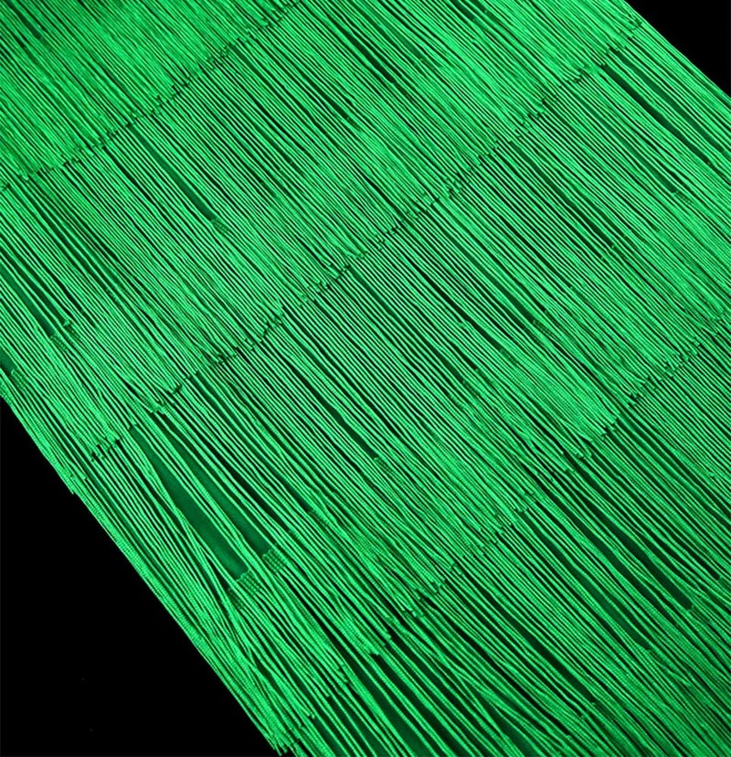 AOMEI Women's Spring Green High Waist Fringe Tiered Bodycon Pencil Midi Skirt M - Image 4